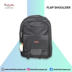 SALE 107 Flap Shoulder Large Black