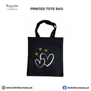 Tote Bag Printed Black