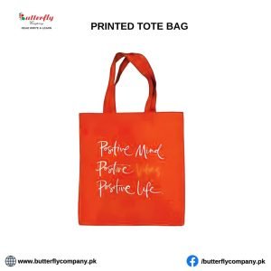 Tote Bag Printed Red Vibes